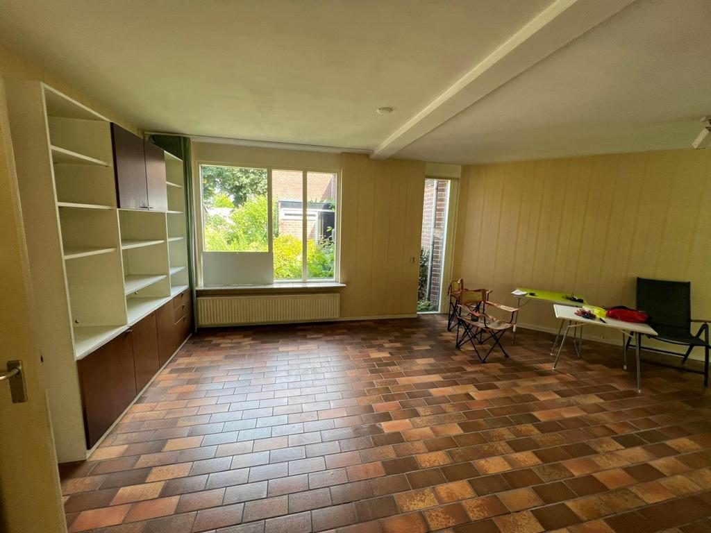 Tijdens de renovatie
